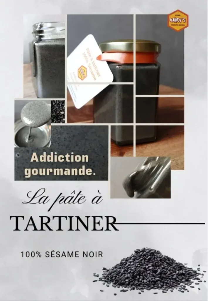 pate a tartiner sesame noir