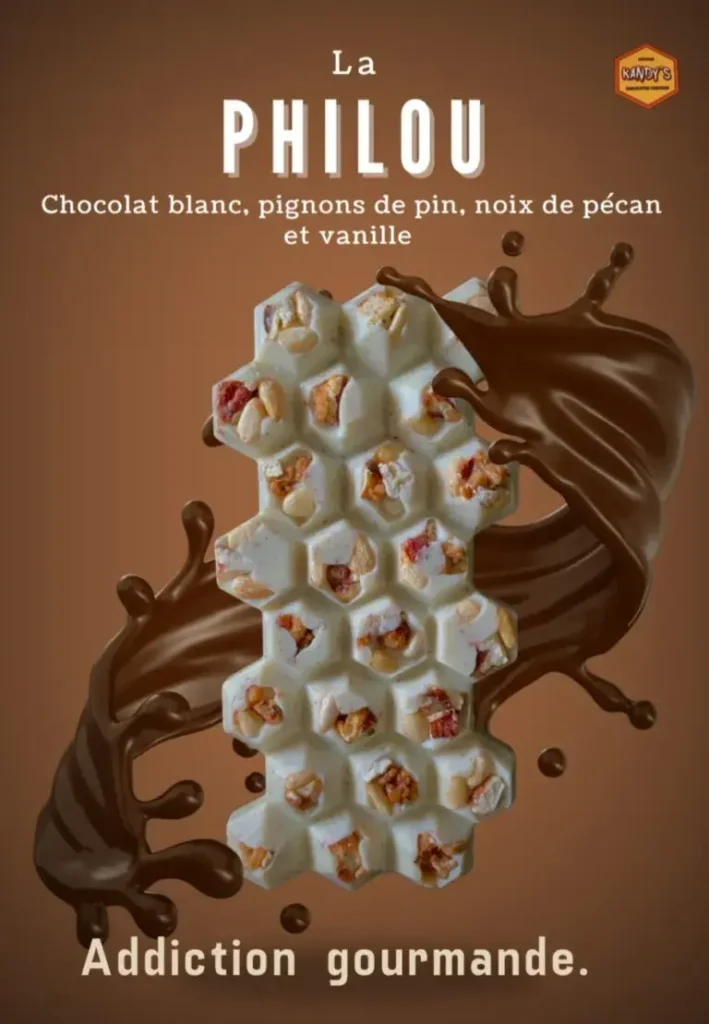 tablette chocolat kandys - la philou