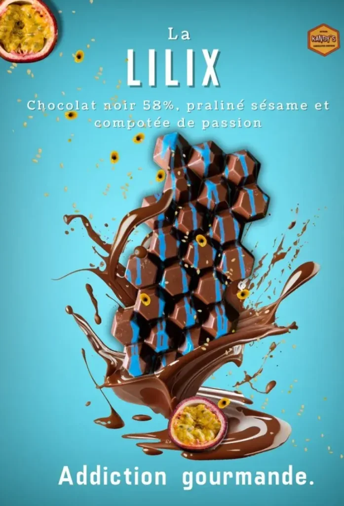 tablette chocolat kandys - lilix